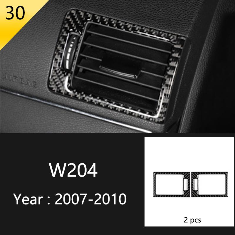 Для Mercedes Benz C Class W204 C180 C200 C260 автомобильная панель окна двери из углеродного волокна полоса защитная отделка наклейка аксессуары