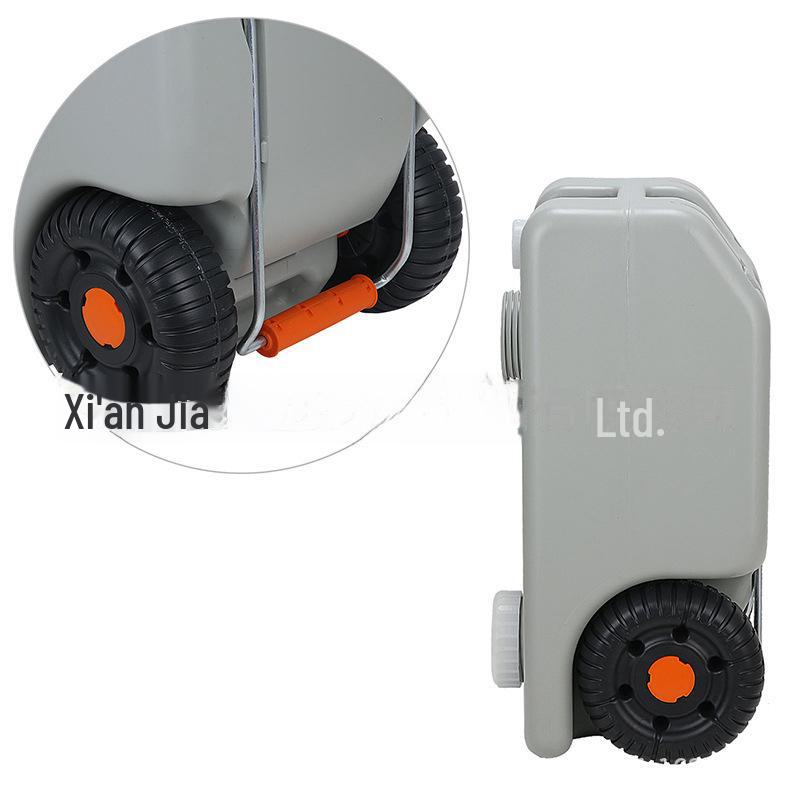 Модифицированный самоходный автодом на колесах, большой бак для воды на 25 л, идеально подходит для кемпинга и путешествий на открытом воздухе.