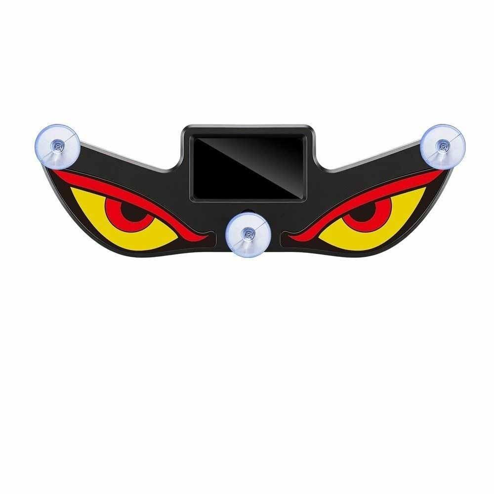 Suction Cup Mount Car Ambient Light Blinking Moving Eyes Anti-Rear-End Light  Universal Car Fit