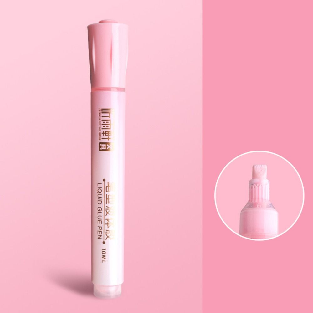 High Viscosity Liquid Glue Stick Pen Shape Double Sided Adhesive High Quality Dot Glue Pen Student