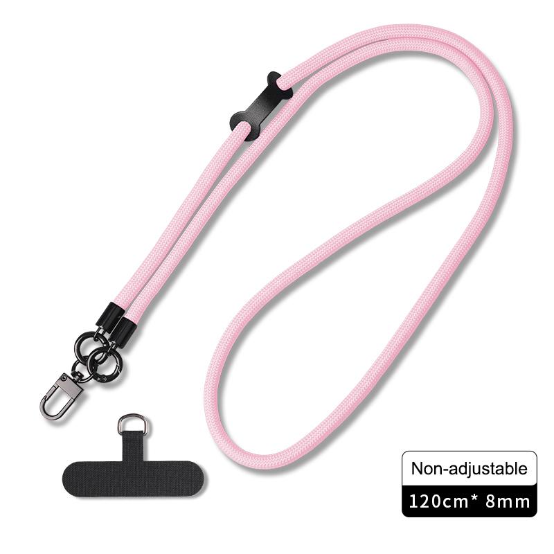 Универсальный шнурок для телефона, шнурок-ремешок против потери, съемный цветной шейный шнур, страховочная привязь для телефона, цепочка-брелок, веревка с картой