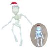 Halloween Skeleton Refrigerator Magnet 3D Printed Poseable Skeleton Figurine with Movable Joints Articulated Skeleton Fridge Magnetic Decoration
