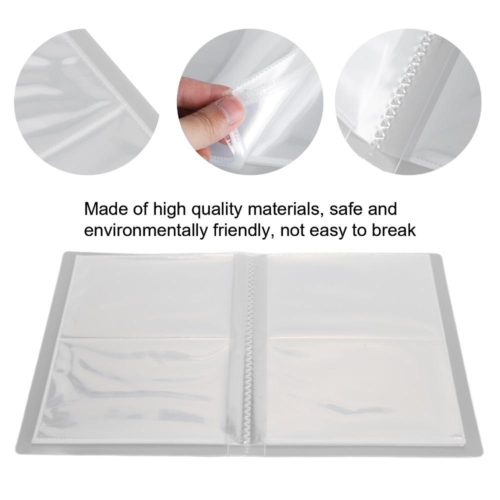 PVC Plastic Nail Decals Organizer Book Transparent Sticker Album Manicure Stickers Display