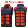 Unisex Smart USB Heated Vest for Motorcycle, Fishing, and More - Cotton-Padded and Ideal for Cold Weather