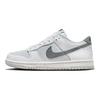 Nike Детские кроссовки Dunk Low GS Reflective Swoosh Белый футбольно-серый Pure-Platinum FV0365-100