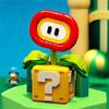Cartoon Game Question Box Flower Building Blocks Set Retro Game Character MOC Bricks Model Toy Desktop Ornament Collectible Gift