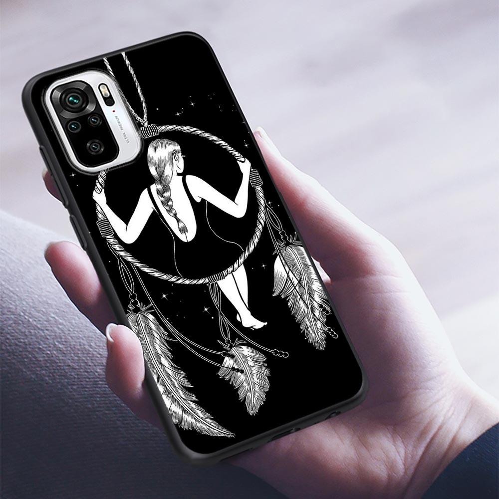 Силиконовый чехол для телефона Myth Legend Art Cat Fox Fish для Xiaomi Redmi Note 9 9T 10 10s 11 11s 11E 8 7 Poco M3 M4 Pro 5G
