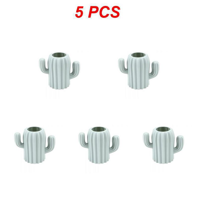 1~10PCS Creative Student Pen Holder Stationery Desktop Cactus Desk Multifunction Storage Box PE Pen Container Brush Pot Office