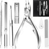 Justit Nail Nippers for Ingrown Nail Care Toenail Stainless For Hands and Made In Suitable for a Variety of Including Deformed Ingrown Hard Thick and