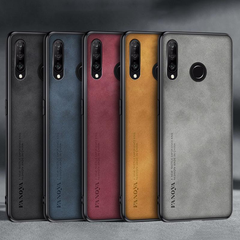 Роскошный чехол из искусственной кожи для Honor 9X STK-LX1 Global задняя крышка, матовый силиконовый защитный чехол для телефона Honor 9X Premium P Smart Z