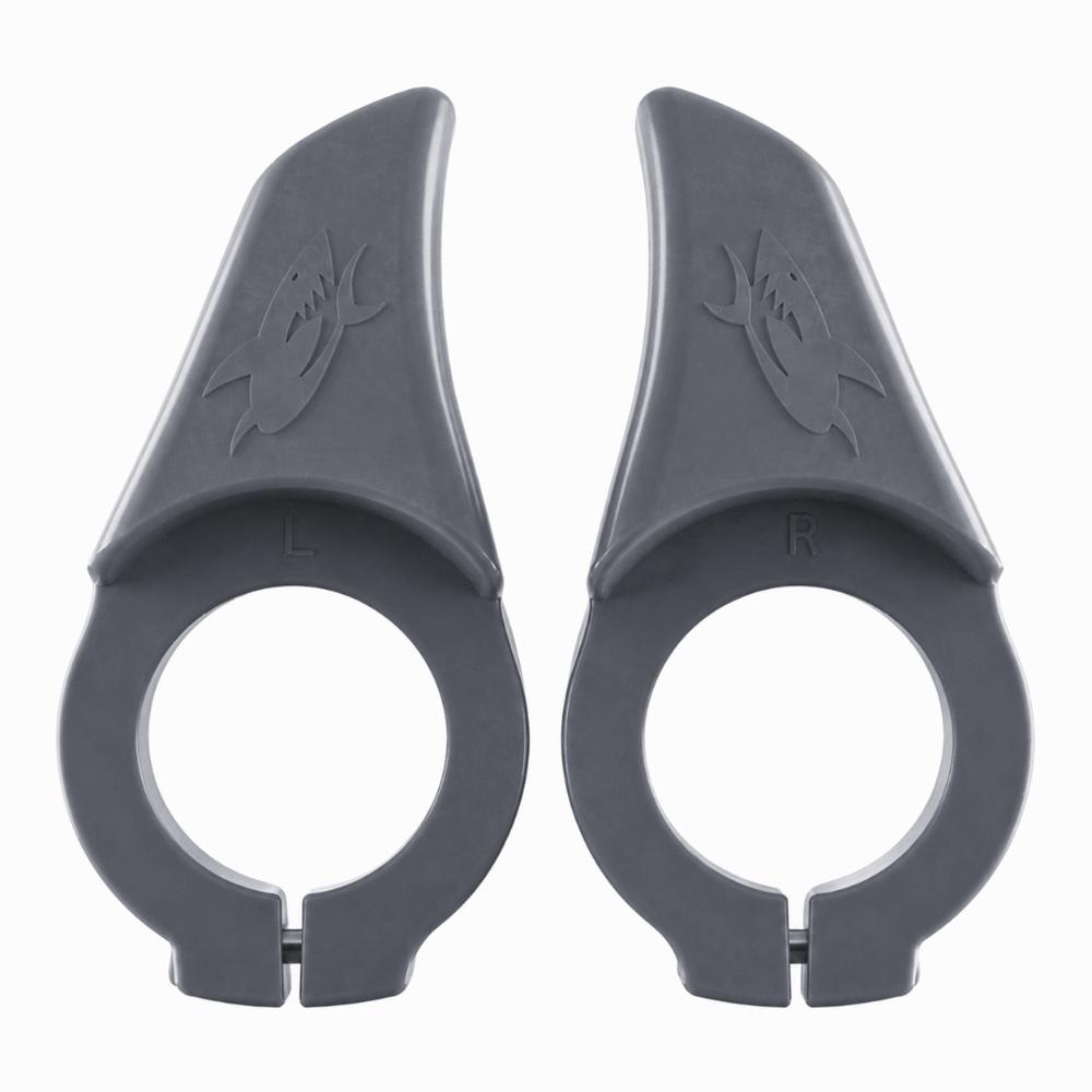 2PCS Ergonomic Thumb Rest Handlebar Fiber Bicycle Handlebar End Grips for Mountain Bike