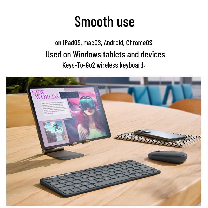 Logitech Беспроводная Bluetooth-клавиатура Keys To Go 2