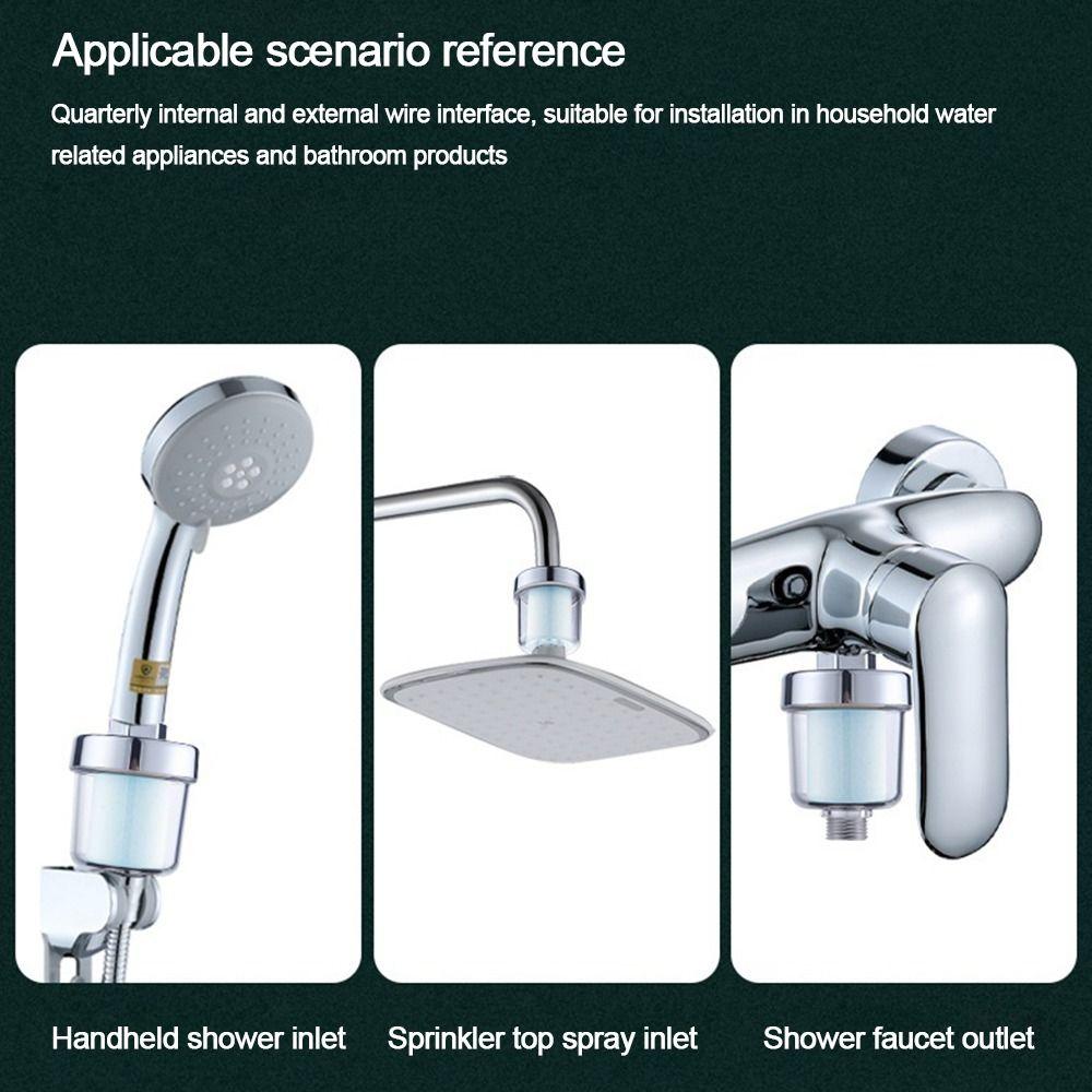 Environmentally Cotton Bathroom Water Purifier Shower Filter Faucets Purification Chlorine Removal