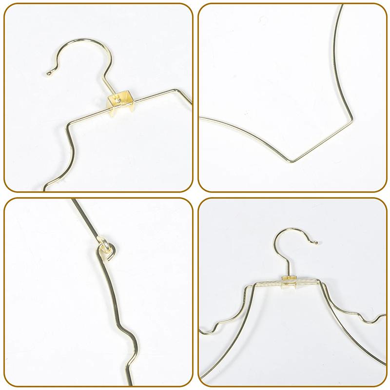 Вешалка для купальника из металлической проволоки, вешалка для бикини в форме тела, складная вешалка для хранения нижнего белья, вешалка для гардероба
