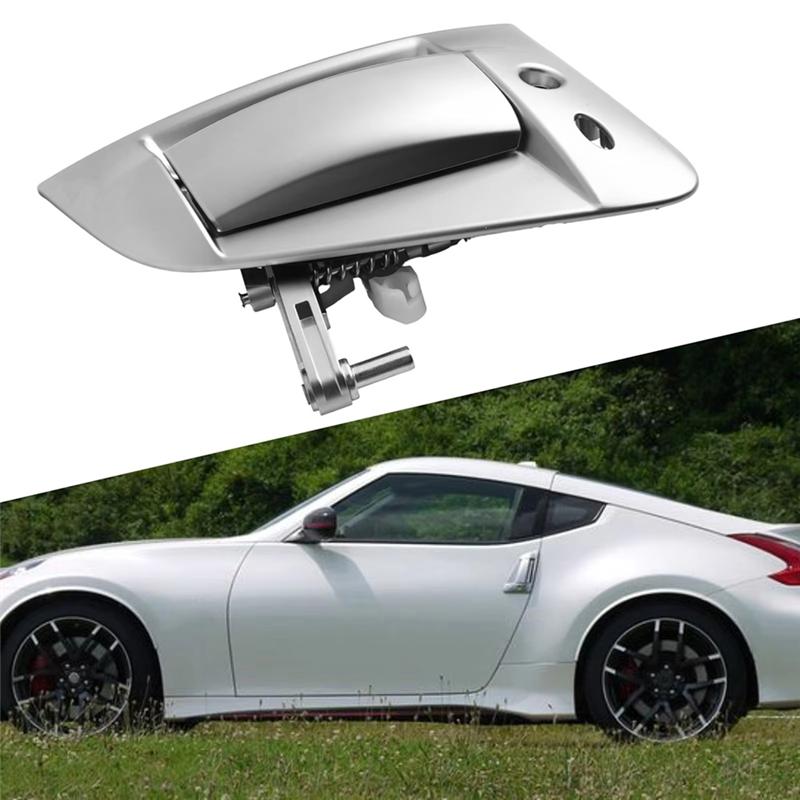 M64K-Car Front Exterior Door Handles For Nissan 370Z 2009-2018 Outer Door Handle