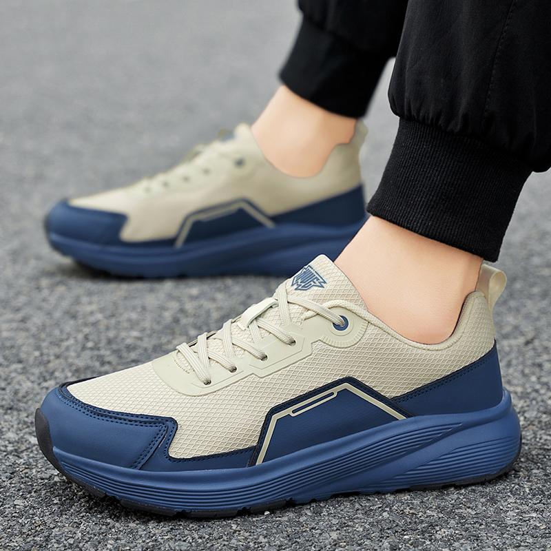 TUINANLE Men'S Wide Toe Walking Shoes Lightweight Non-Slip Walking Tennis Shoes Comfortable Barefoot Sneakers