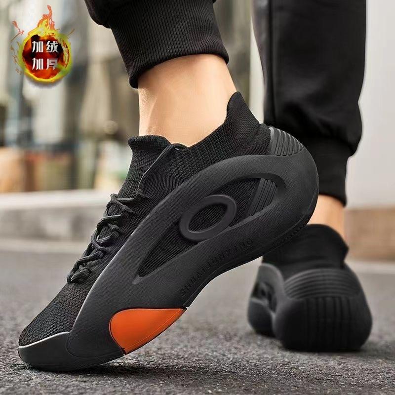 High-end men's shoes versatile mesh breathable thick-soled youth running sports casual shoes new summer