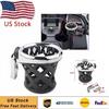 Motorcycle Handlebar Cup Holder Drink W/ Mesh Basket Mount Universal For Harley