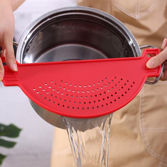 Силиконовая решетка для кастрюль, сковородок, мисок, многоразовый универсальный фильтр, макароны, спагетти, говяжий фарш, жир, овощи, незаменимая вещь на кухне