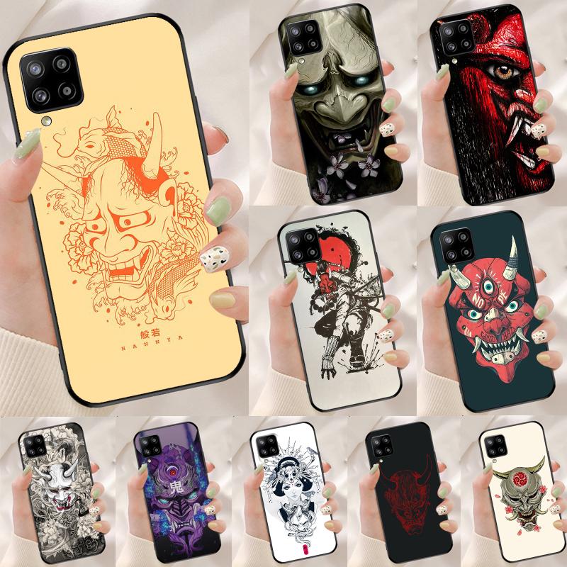 Чехол Oni Hannya Mask для Samsung Galaxy A52 A32 A22 A54 A14 A16 A26 A36 A56 A55 A35 A05 A06 A15 A53 A33 A13