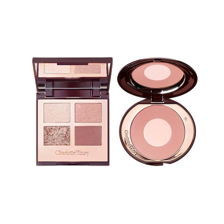 Charlotte Tilbury Палетка Luxury Palette и Румяна Cheek To Chic