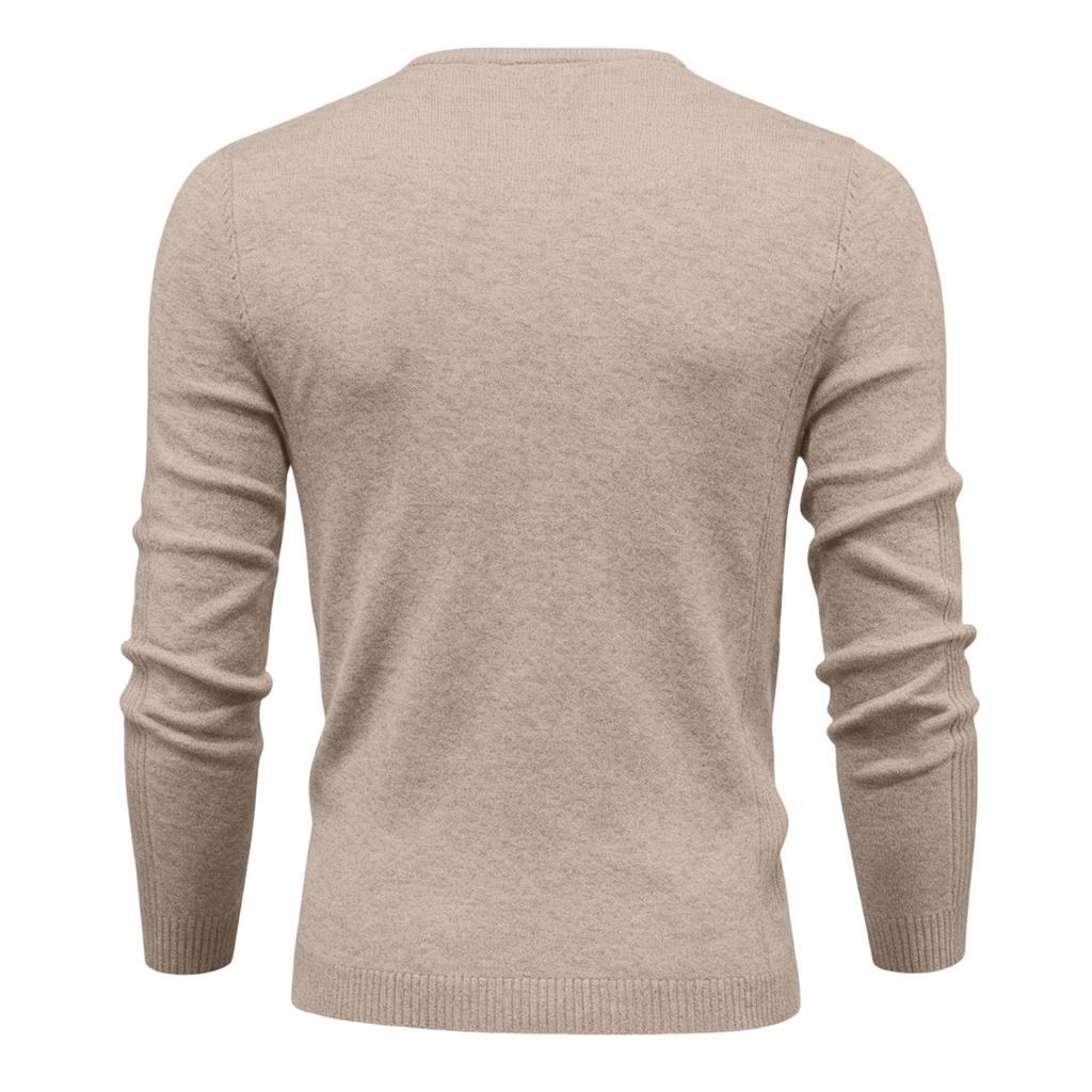 И Зимний Утепленный Теплый Свитер Средний Воротник Мужской Разноцветный Свитер