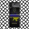 Чехол для телефона Флаг Украины для Samsung Z Flip 7 6 5 4 3 Galaxy ZFLIP7 ZFlip6 5G Flip5 Flip4 Flip3 5g Черный Жесткий Чехол