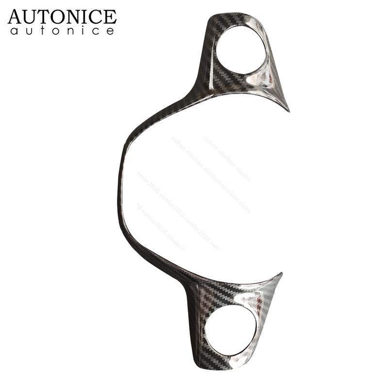 Подходит для Ford Focus Escape Kuga C-Max, 3 шт., цвет углеродного волокна, чехол на руль