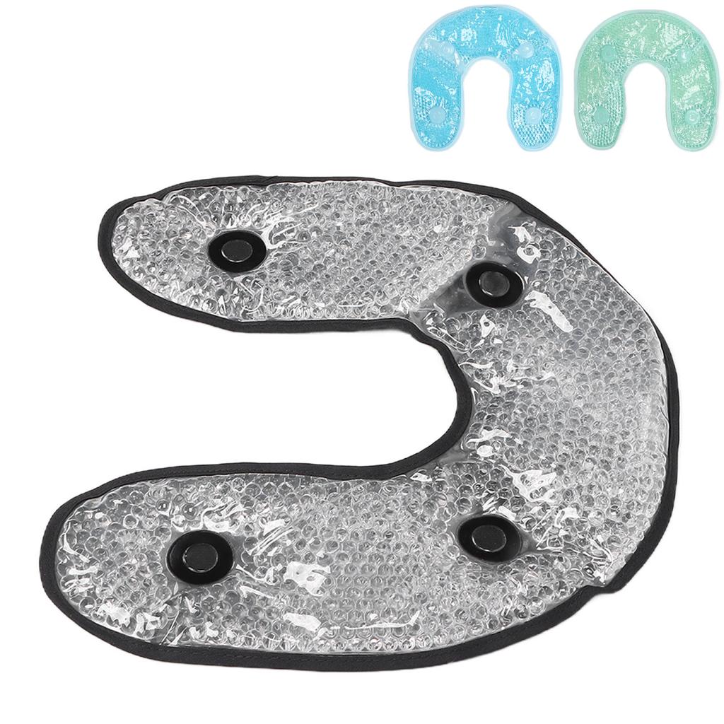 U-образные гелевые шарики, охлаждающая терапия, обертывание для шеи, травма шеи, многоразовый облегченный холодный компресс