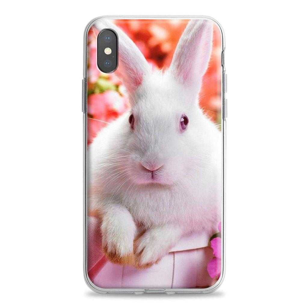 Cute Baby Rabbit Bunny Silicone Case for Apple iPhone 18 12 Mini 11 Pro SE XS X XR Max 8 7 6S 6 Plus 5S