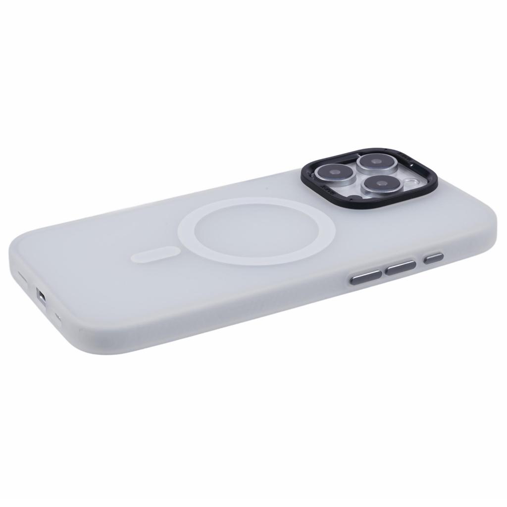 For iPhone 16 Pro Max Case Compatible with MagSafe Frosted Back PC+TPU Phone Cover