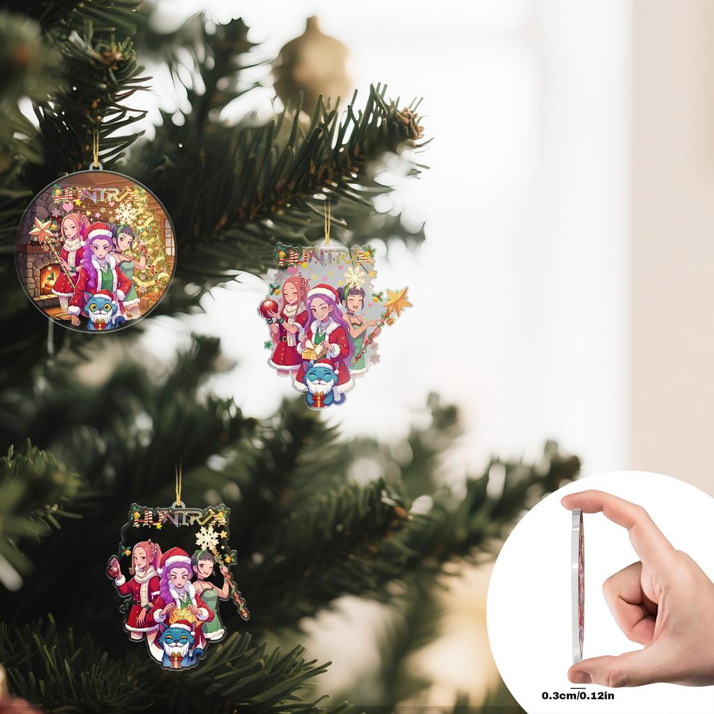 Рождественский кулон, кулон с элементами аниме, подарок для звездочетов