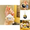 Adorable Fluffy Yarn Hat Keychain Cute Cartoon Plush Couple Bag Charm Gift