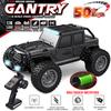 16103 Быстрые радиоуправляемые машины 50 км/ч 1/16 Off Road 4WD со светодиодными фарами, 2.4G водонепроницаемый радиоуправляемый монстр-трак для взрослых и детей