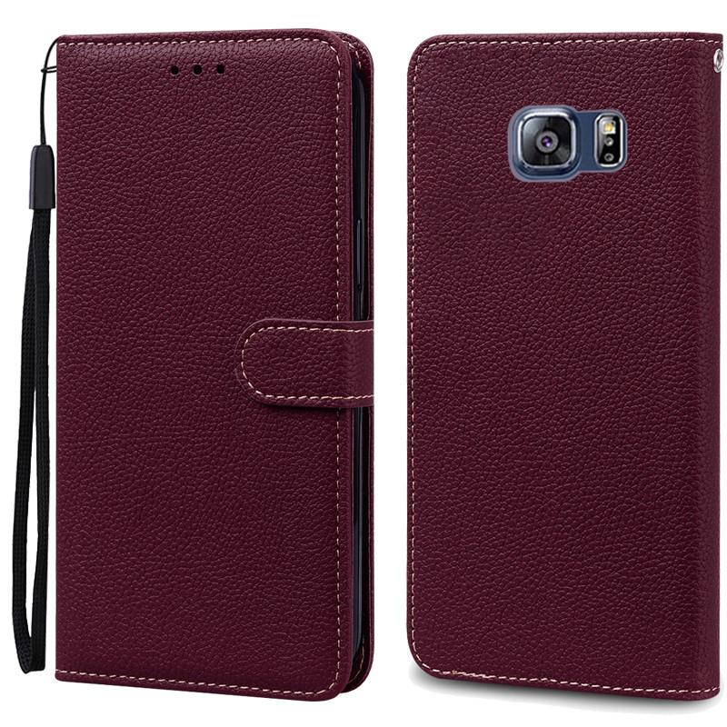 Чехол S6 Edge для Samsung Galaxy S6 Edge, чехол G925, кожаный флип-чехол-кошелек для Samsung S6, чехол S 6 edge, чехол G920, чехол-кошелек Fundas