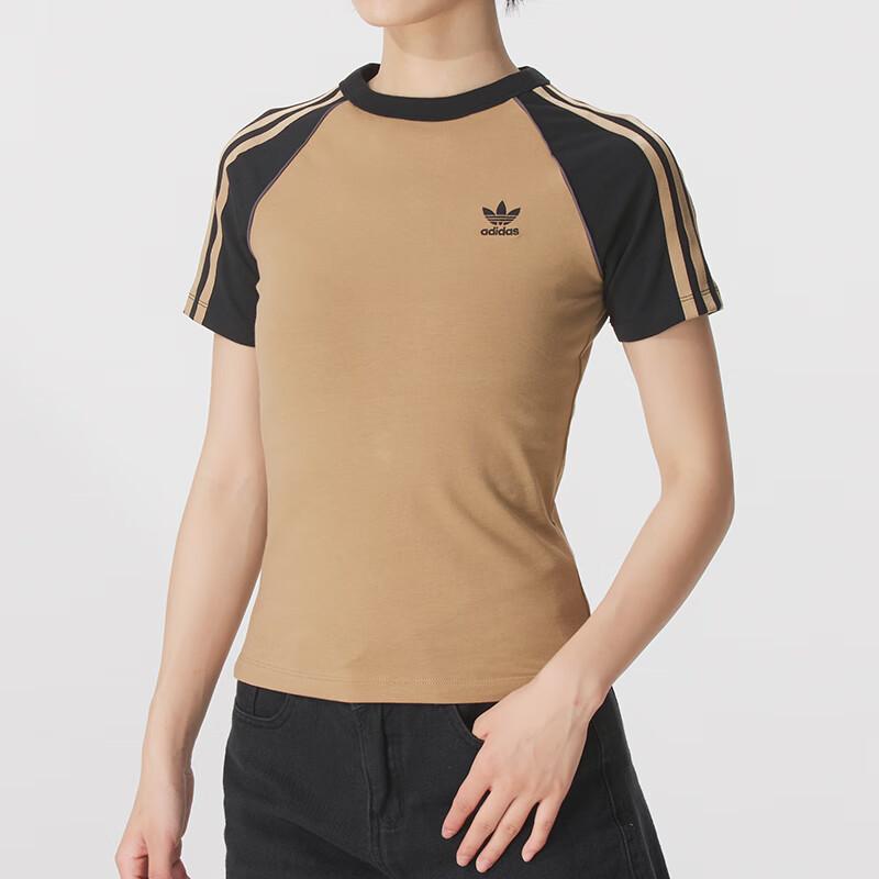 Adidas Оригинальные Модные Удобные Дышащие Повседневные Футболки с Коротким Рукавом Женские Топы JV7192