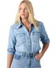 Heritage Western Denim Shirt Women's Long Sleeve US S 007WT-0005