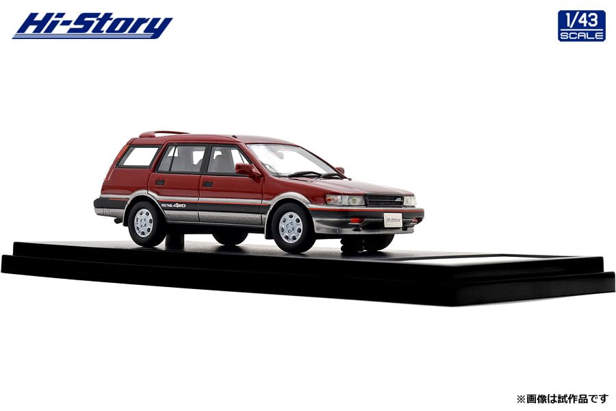 INTERALLIED Hi Story 1/43 Scale Toyota SPRINTER CARIB AV-II TOURING SPECIAL (1988) Excel Red Toning, Finished Model HS520RE