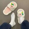 Наступая на дерьмо тапочки женские летние для улицы для дома домашние пара толстая подошва ванная комната ванна нескользящие прохладные тапочки