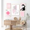 Mid Century Modern Matisse Print Gallery Wall Bauhaus Poster Danish Pastel Female Line Art Canvas Painting Home Decor Pictures