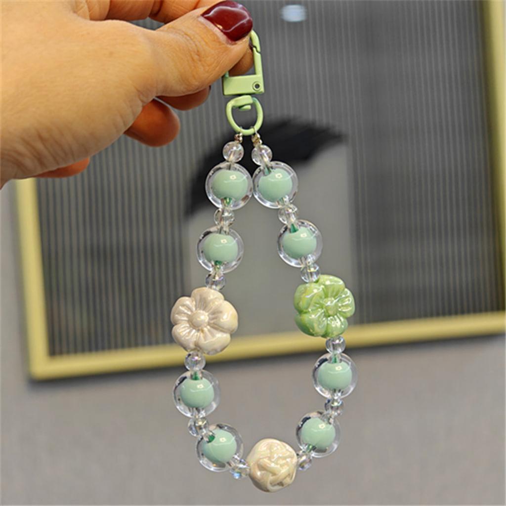 Милый кавайный мини-брелок с бантом конфетного цвета, мультяшный красочный телефон, шнурок для защиты от потери, кулон на рюкзак, украшение, подарки