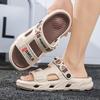 Slippers Young Men Summer Wear Dual-Purpose Beach Sandals Sports Leisure Non-Slip Outdoor One-Word Drag Men