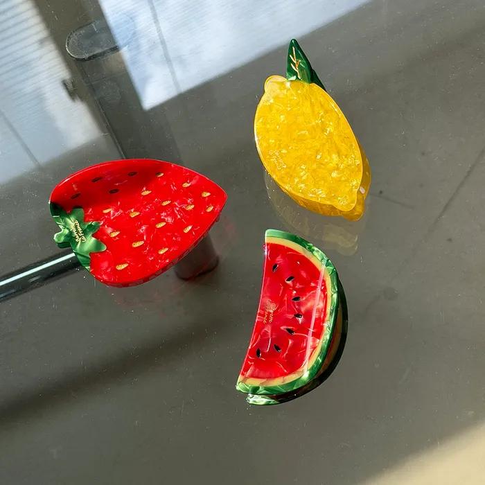 Заколка для волос «Семейство фруктов» (3тип)