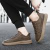 Повседневная обувь мужская четырехсезонная новая мода ретро повседневная тенденция британская молодежная обувь с низким верхом для мужчин бесплатная доставка