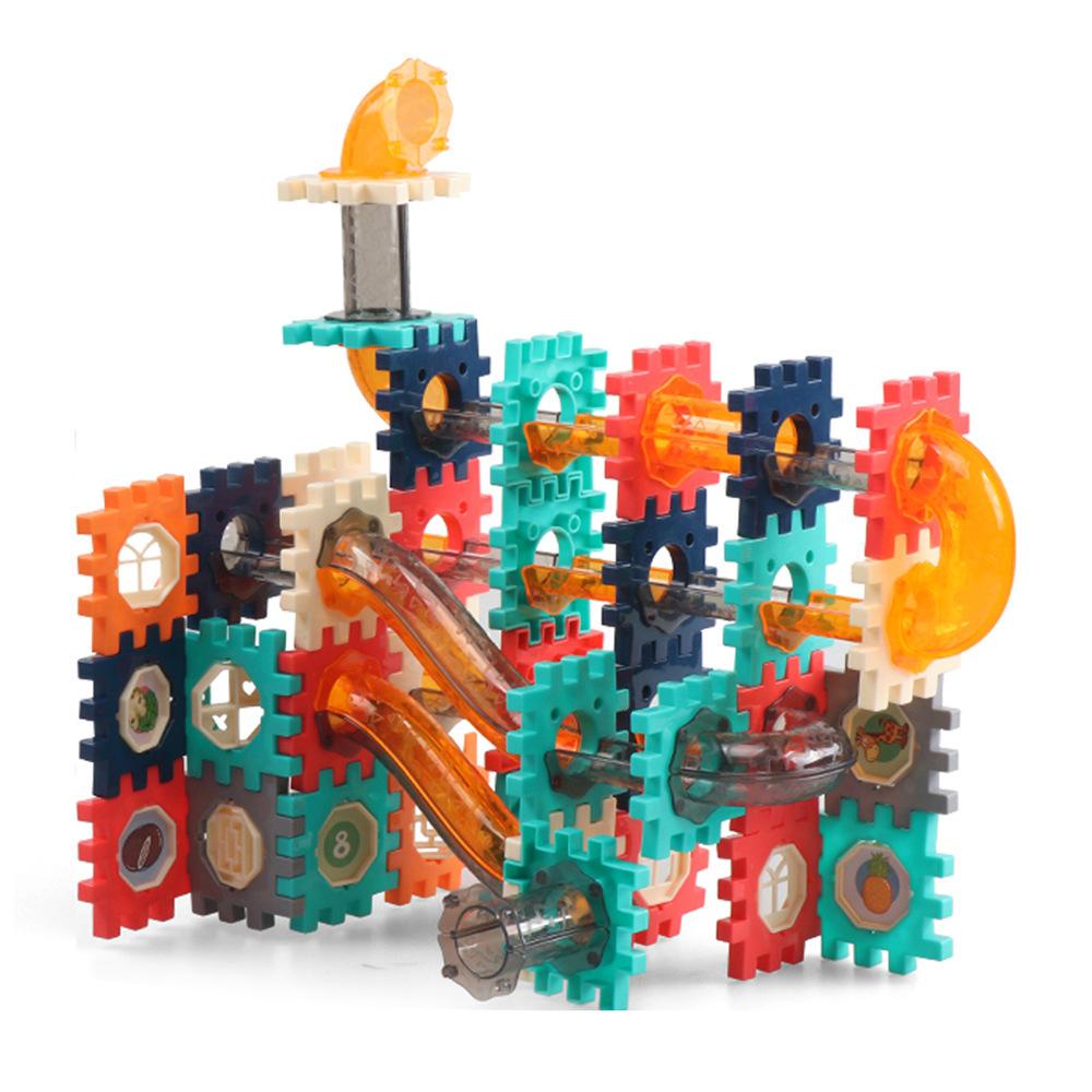 Slide Ball Building Block Children Assemble And Build Slide Marble Educational Toy Gifts