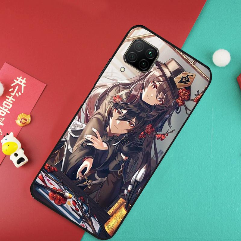 Чехол Genshin Impact Чжунли Ху Тао для Huawei Nova 9 10 SE 11 Pro 7i 8i 11i 12i Y73 Y72 Y61 Y91 Y90 Y70 Y60 P30 P40 Lite