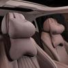 Car Neck Pillow Ergonomic Breathable Car Headrest Neck Cushion with Elastic Strap Adjustable Cervical