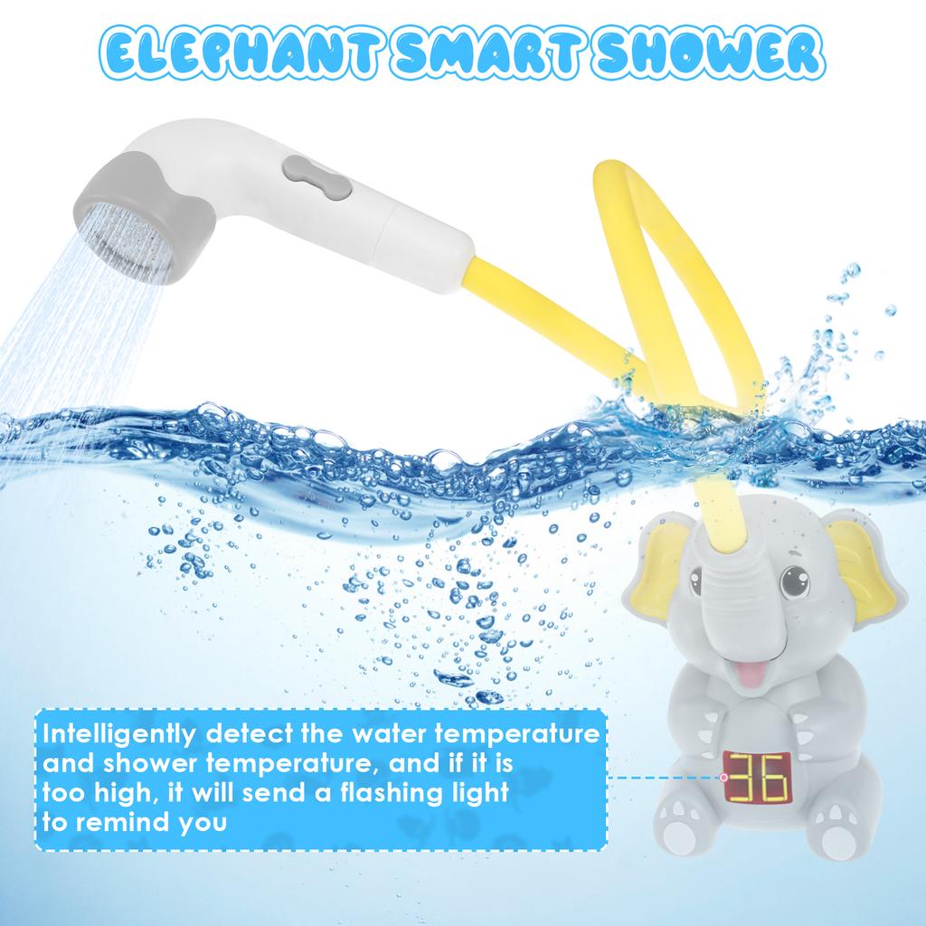 Игрушки для купания для детей Слоник Водяной насос Регулируемые игрушки для купания Игрушки для ванны Разбрызгиватель Детский душ для младенцев Подарок