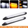 2PCS LED Car Daytime Running Lights Car Signal Turn Lights Bright Car Modified Decoration Light ZPG