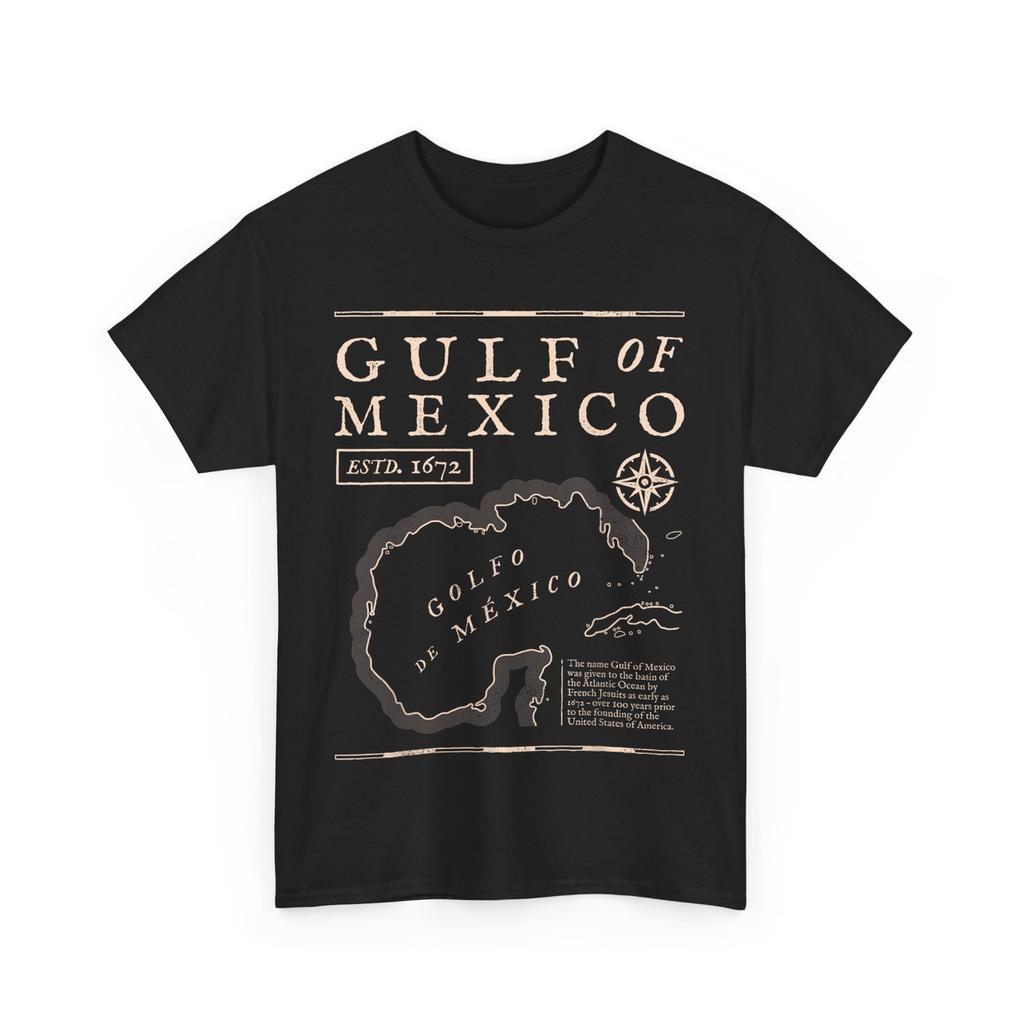 Gulf of Mexico Shirt, Gulf of Mexico 1672 Historic Map Women Men T-shirt